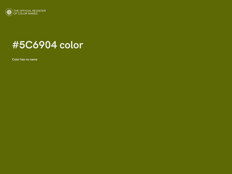 #5C6904 color image