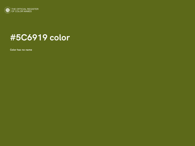 #5C6919 color image