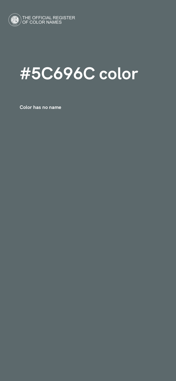 #5C696C color image