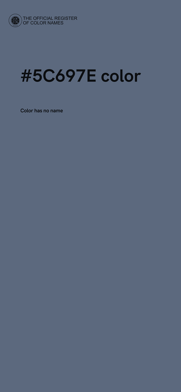 #5C697E color image