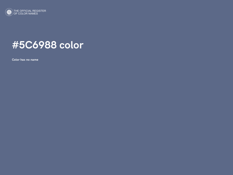 #5C6988 color image