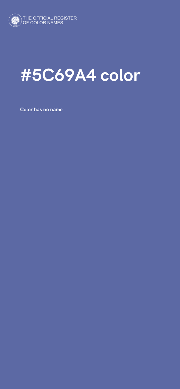 #5C69A4 color image