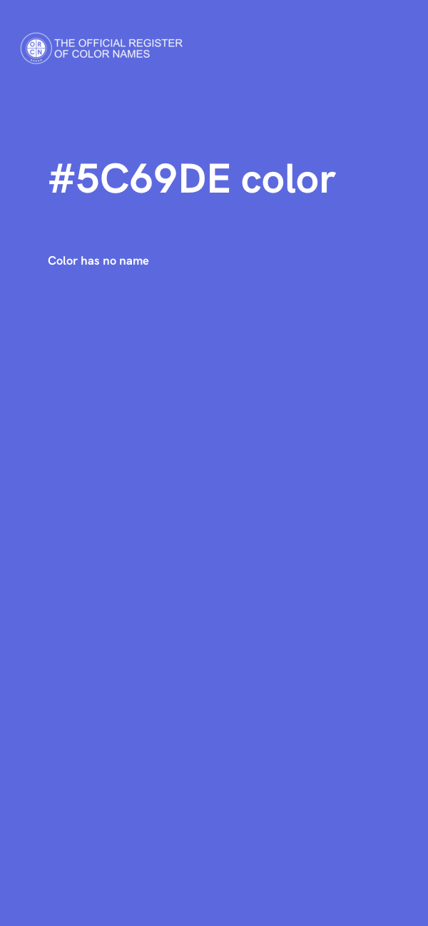 #5C69DE color image