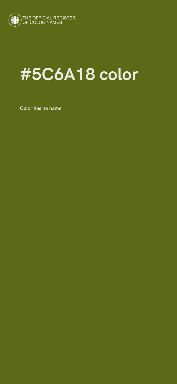#5C6A18 color image