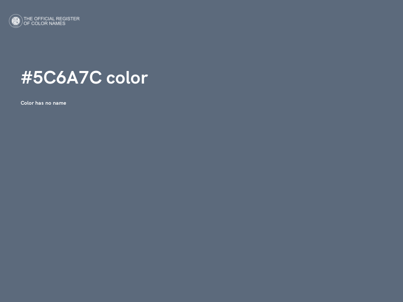 #5C6A7C color image