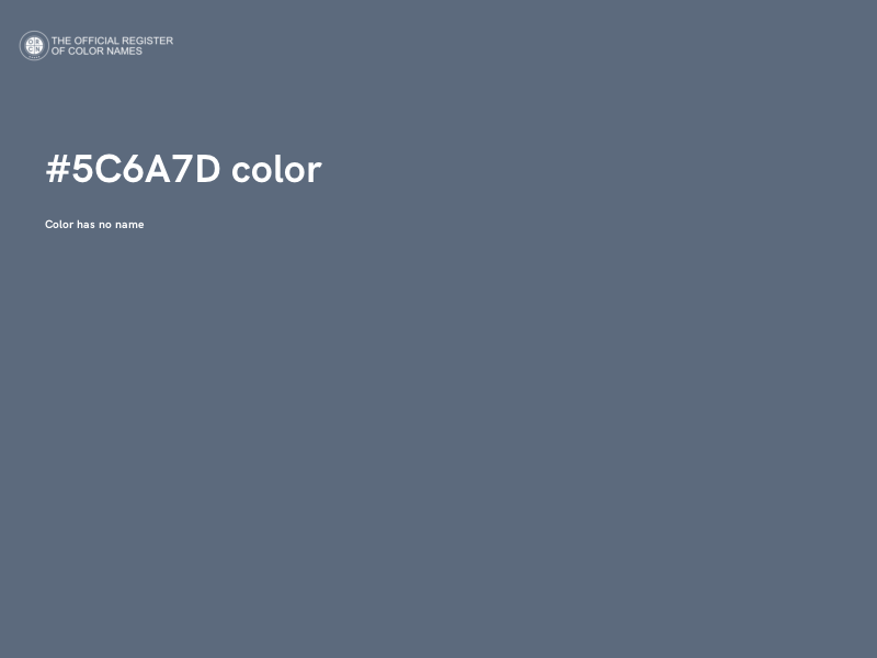 #5C6A7D color image