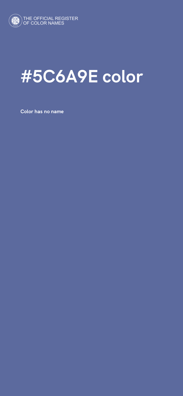 #5C6A9E color image