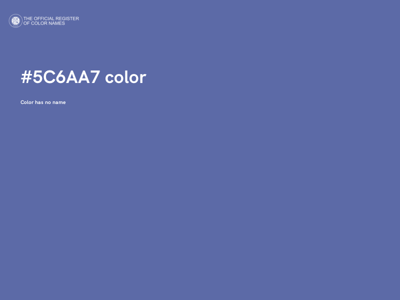 #5C6AA7 color image