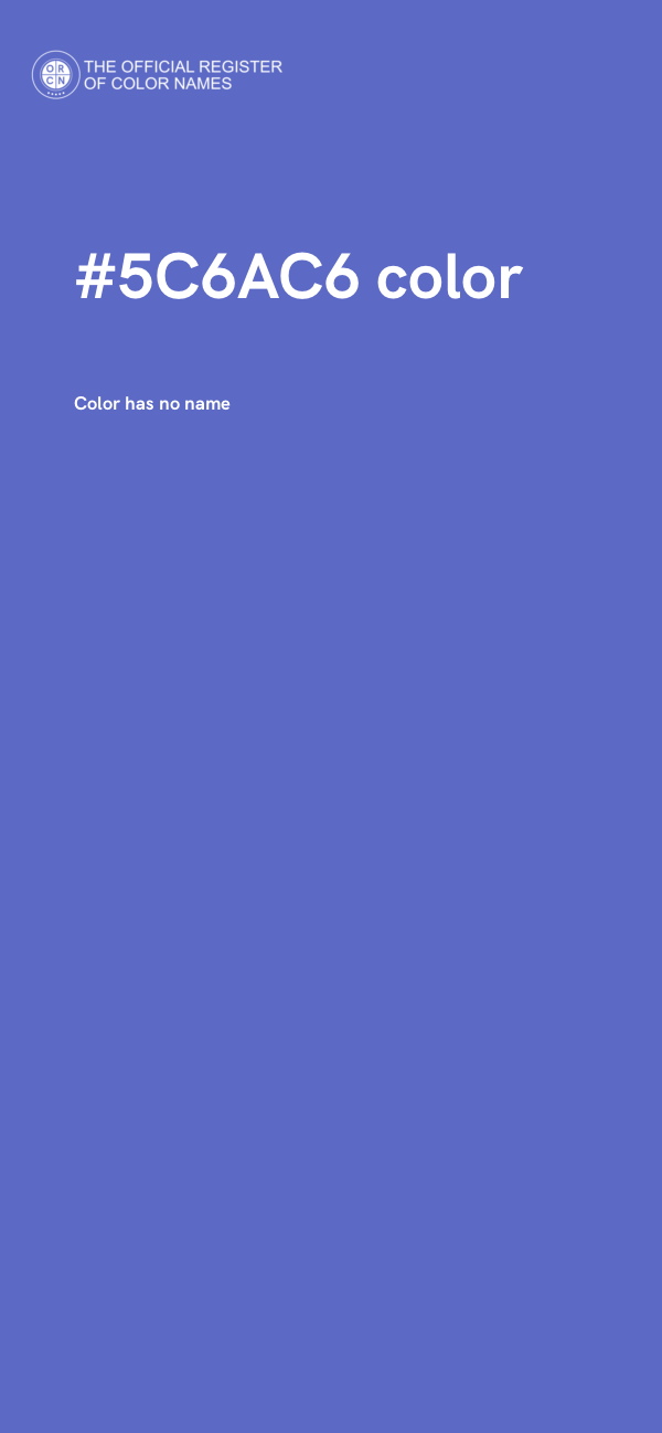 #5C6AC6 color image