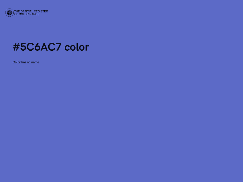 #5C6AC7 color image