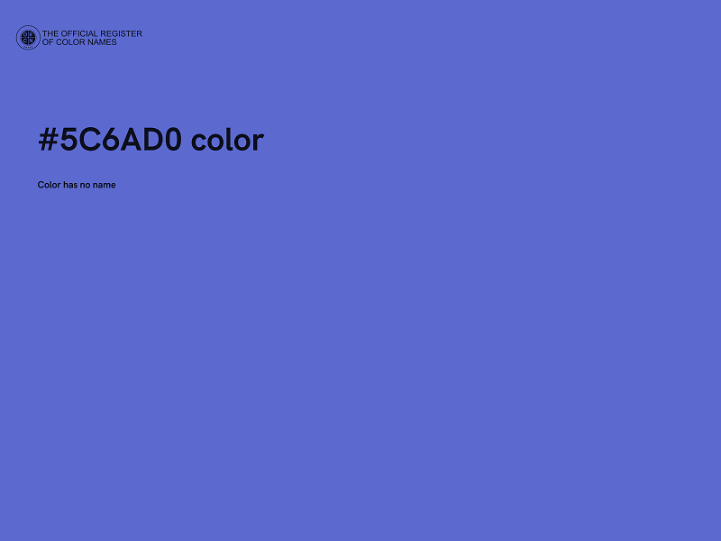 #5C6AD0 color image