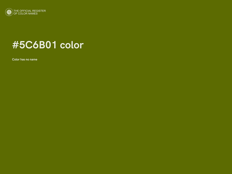 #5C6B01 color image