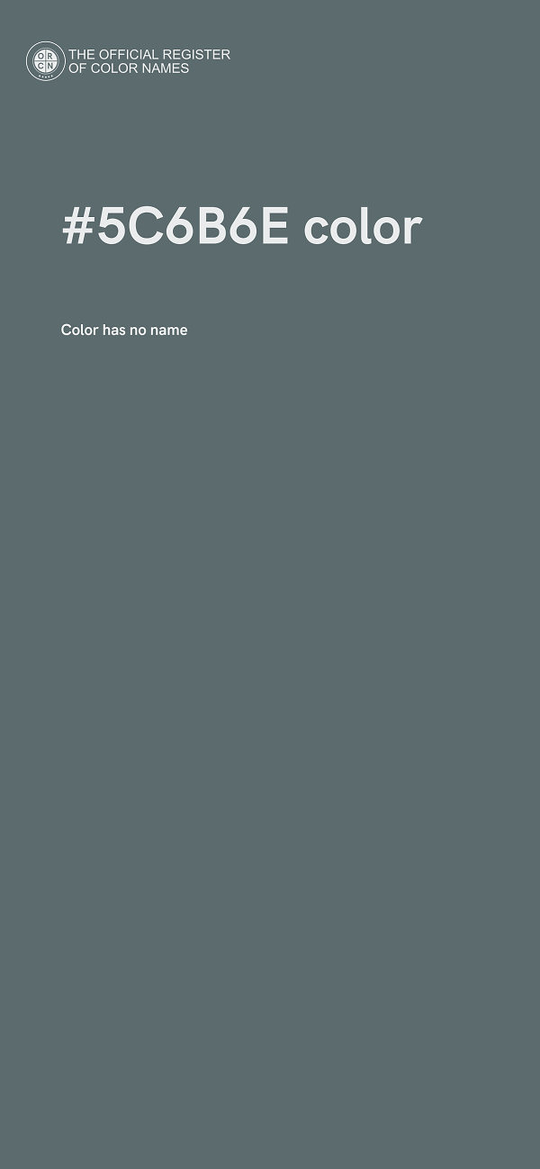 #5C6B6E color image