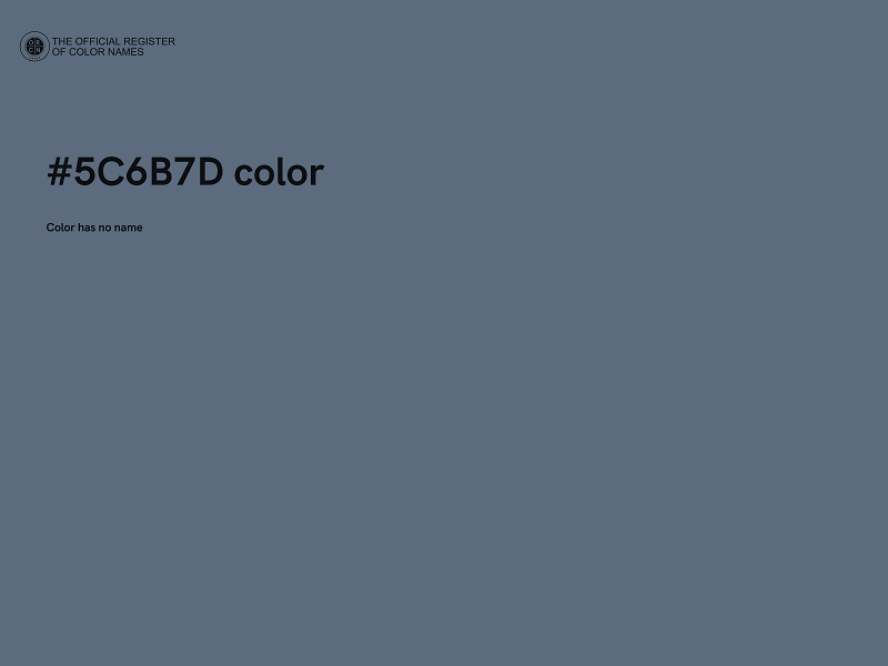 #5C6B7D color image