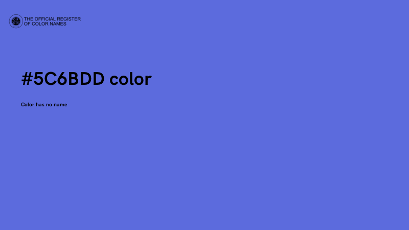 #5C6BDD color image