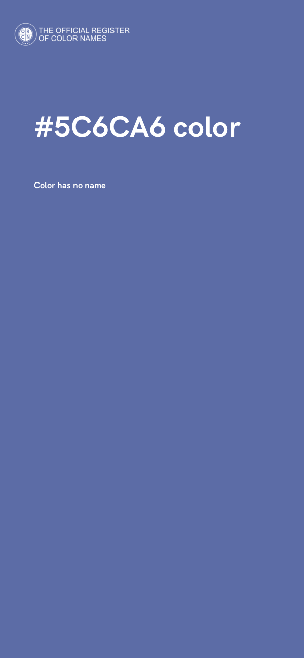 #5C6CA6 color image
