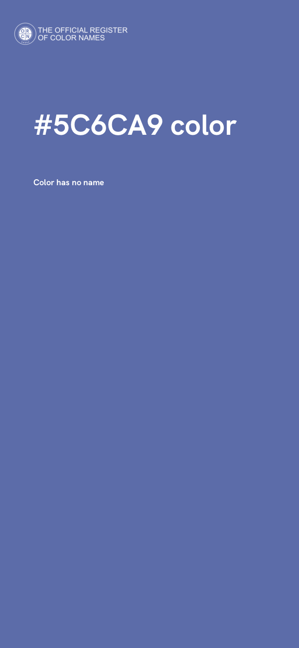 #5C6CA9 color image