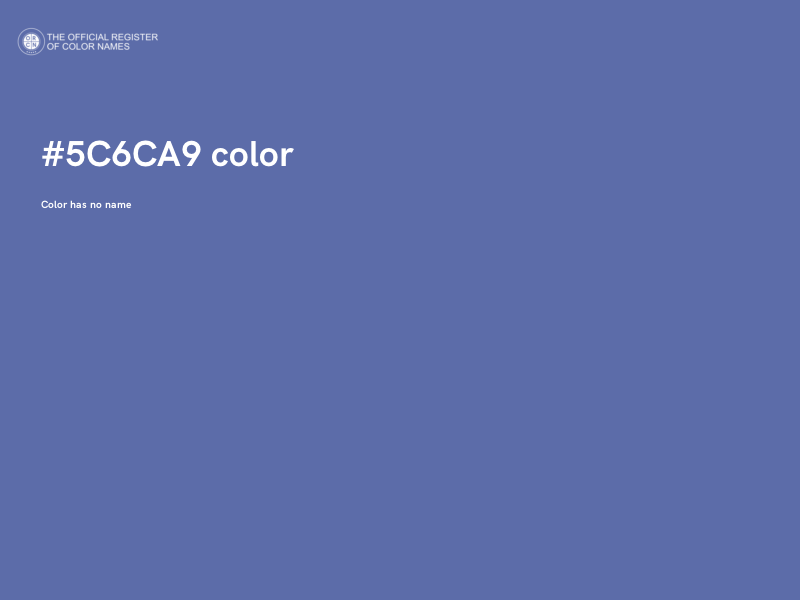 #5C6CA9 color image