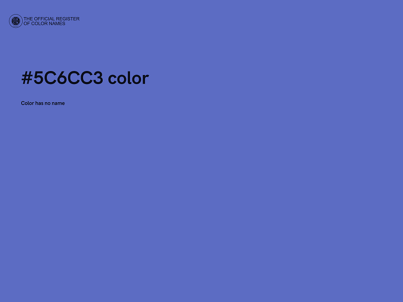 #5C6CC3 color image