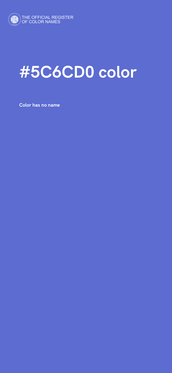 #5C6CD0 color image