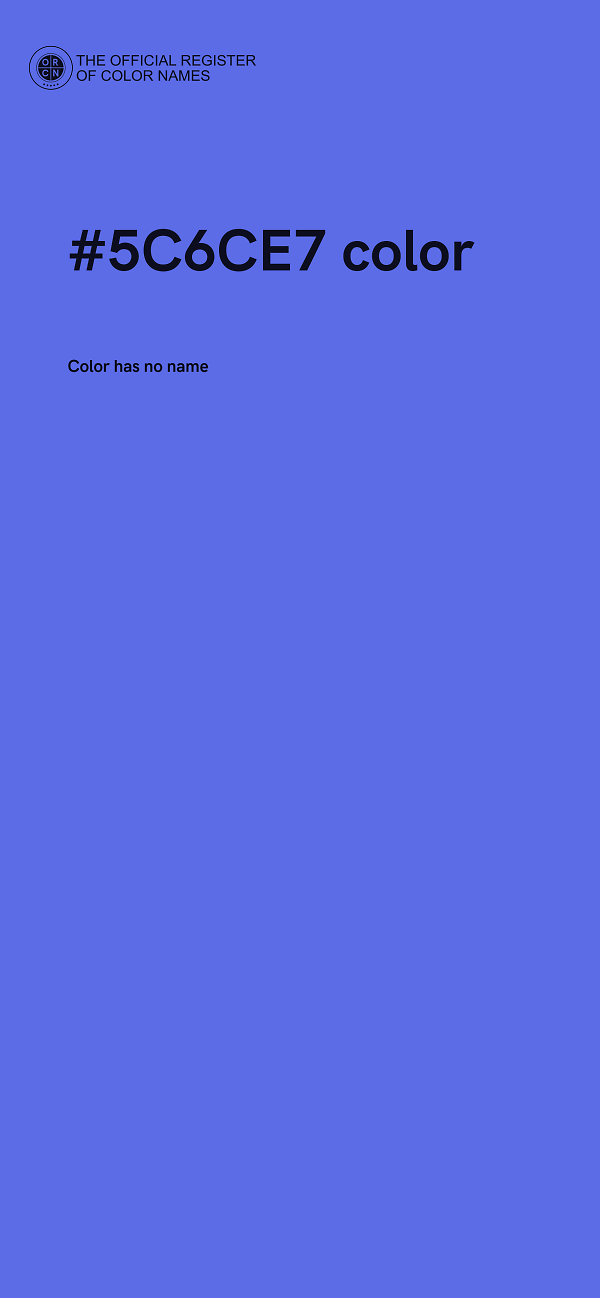 #5C6CE7 color image