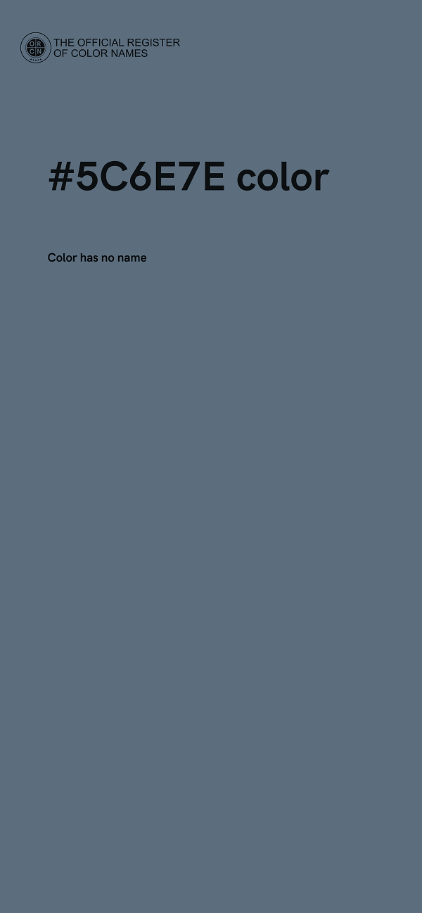#5C6E7E color image
