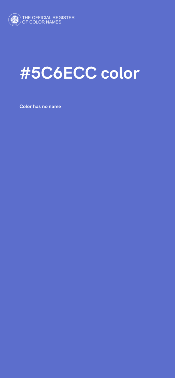 #5C6ECC color image