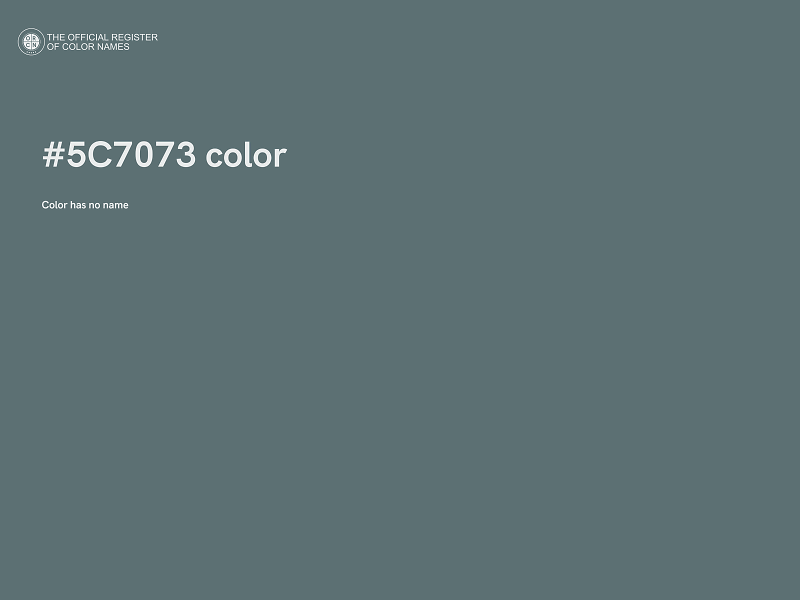 #5C7073 color image