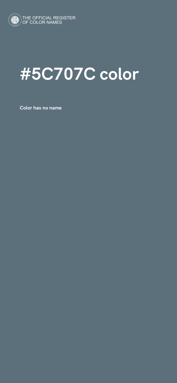 #5C707C color image
