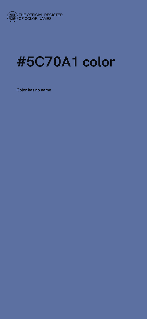 #5C70A1 color image