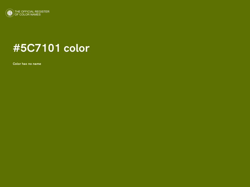 #5C7101 color image