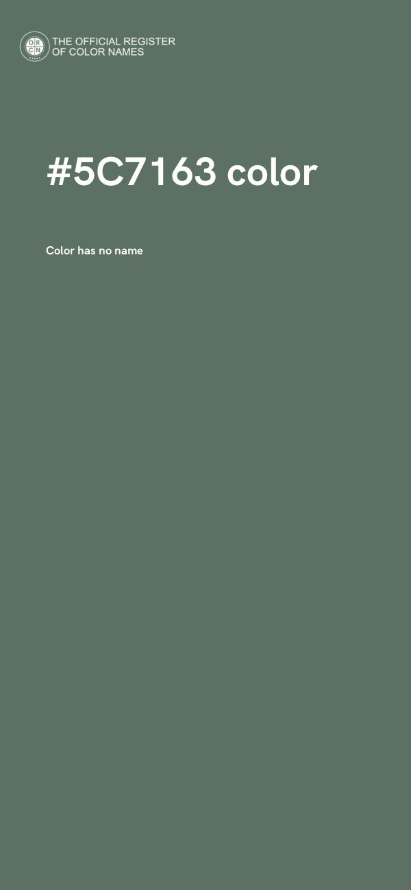#5C7163 color image