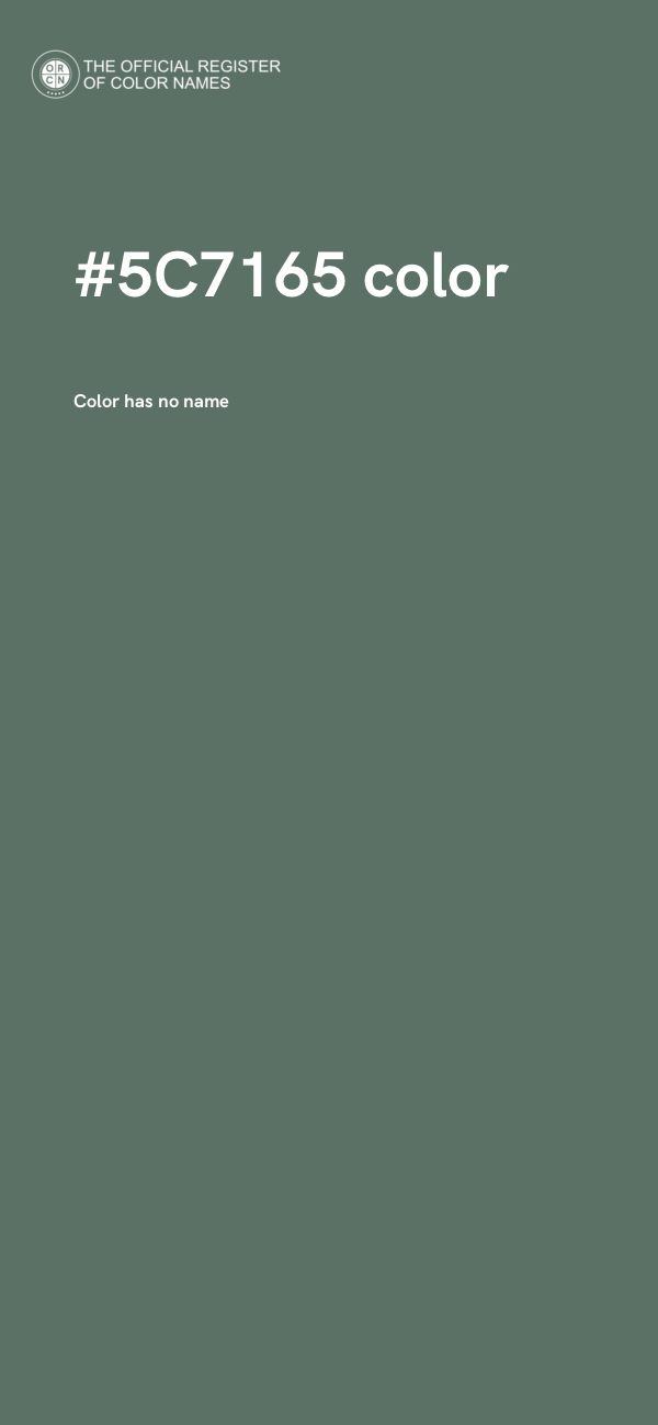 #5C7165 color image