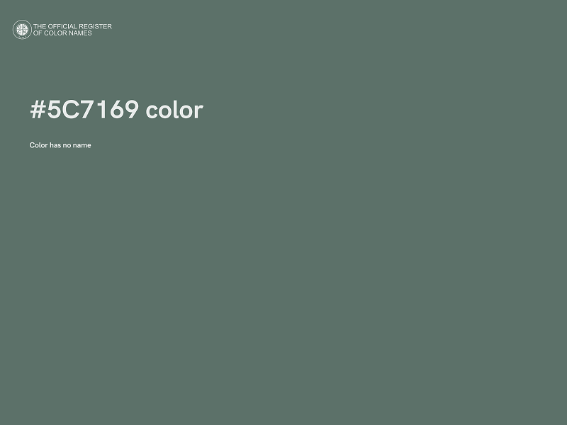 #5C7169 color image