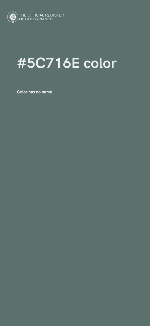 #5C716E color image