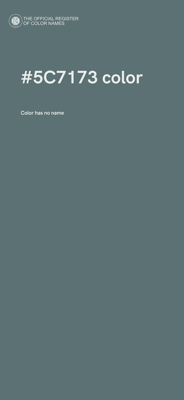 #5C7173 color image