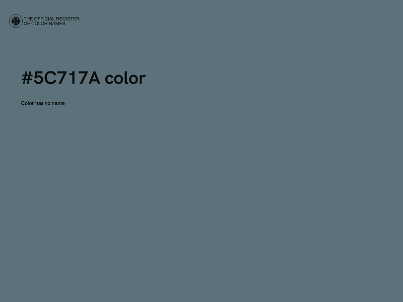 #5C717A color image