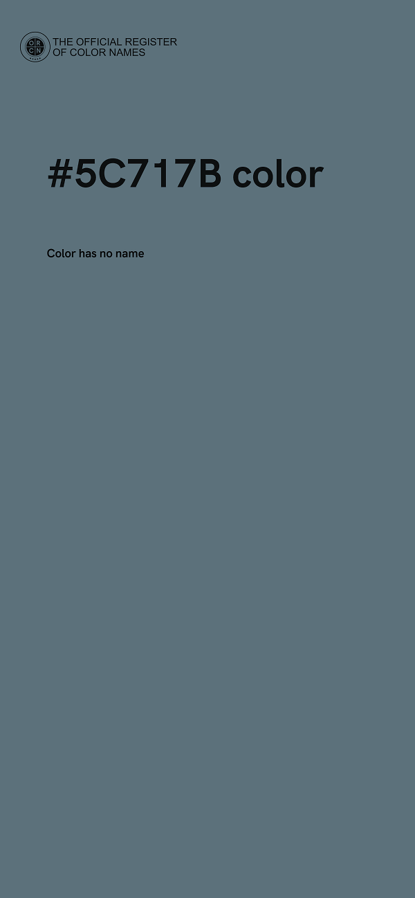 #5C717B color image