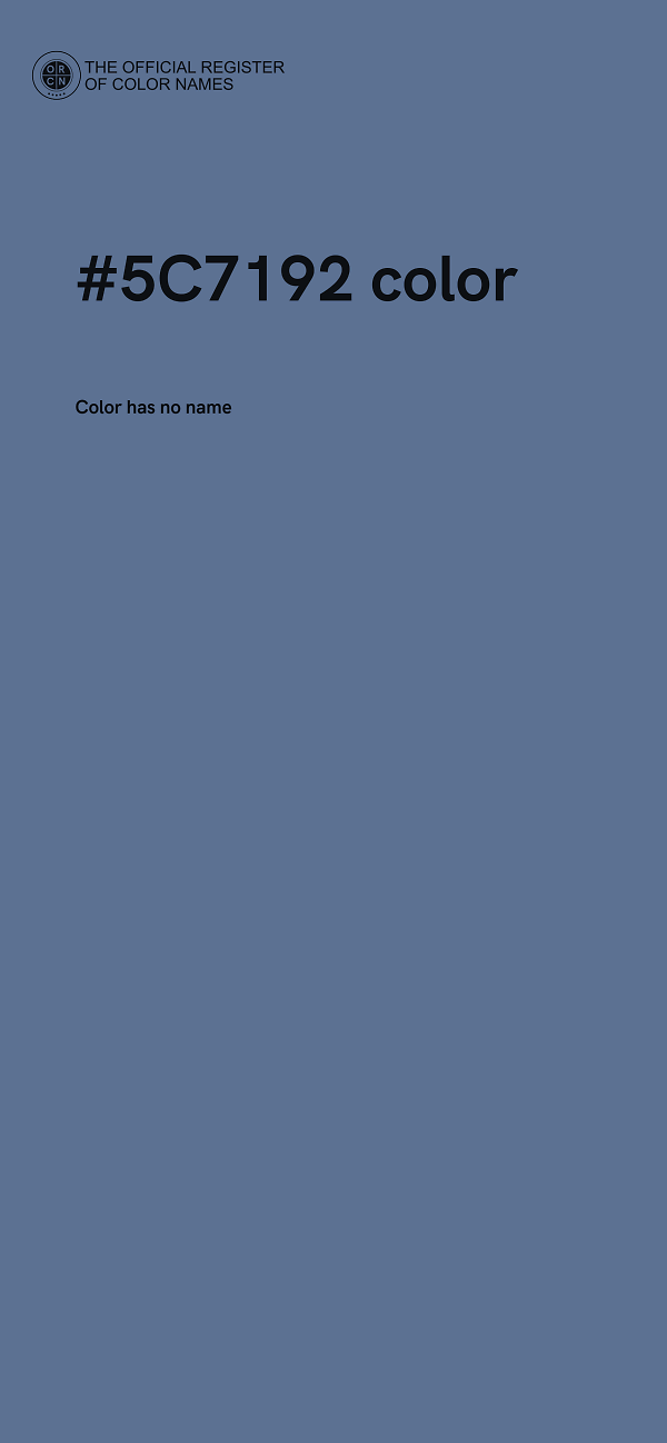 #5C7192 color image