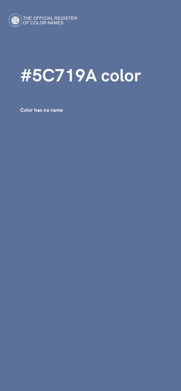 #5C719A color image