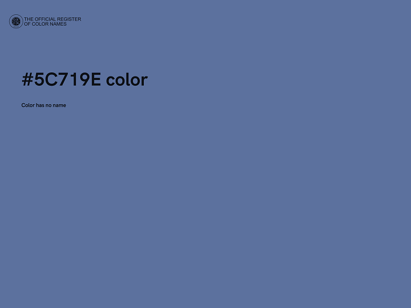 #5C719E color image