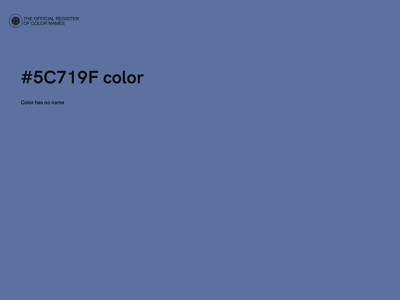 #5C719F color image