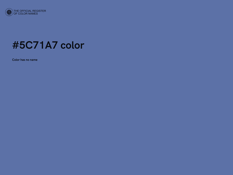 #5C71A7 color image