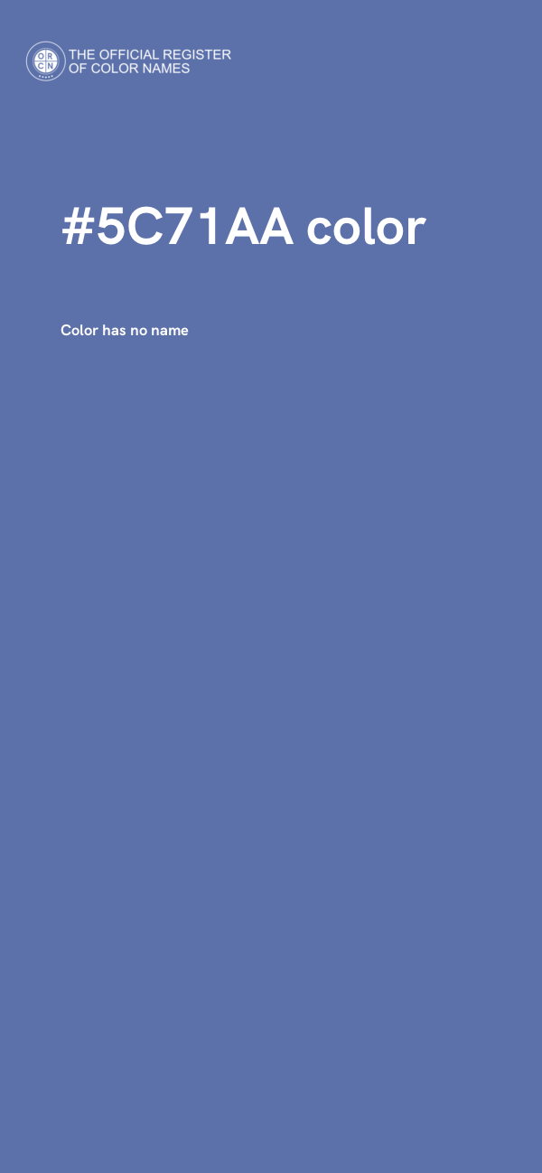 #5C71AA color image
