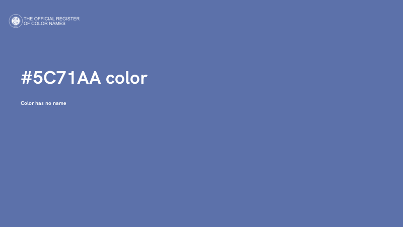 #5C71AA color image