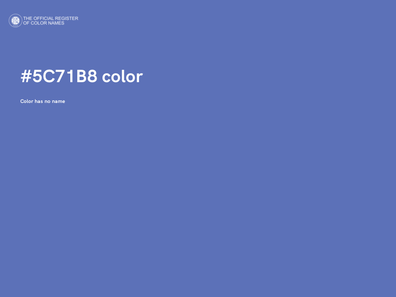 #5C71B8 color image