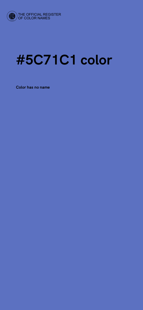 #5C71C1 color image