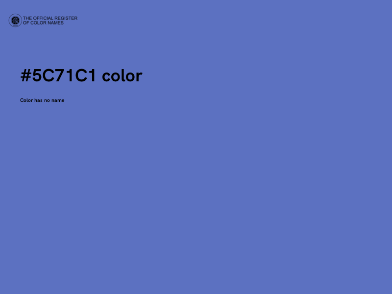 #5C71C1 color image