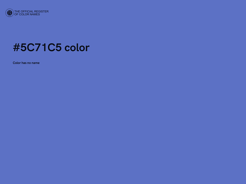 #5C71C5 color image