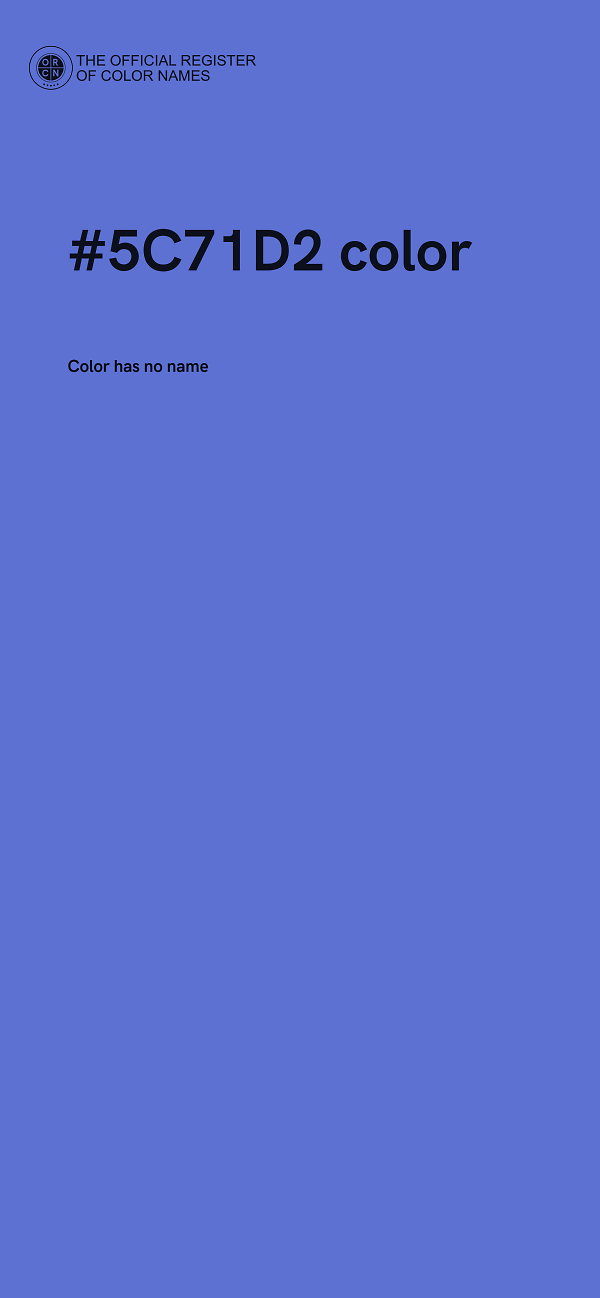 #5C71D2 color image